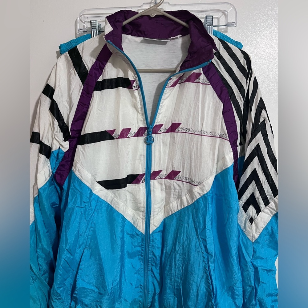 Vintage 80’s 90’s Women’s L tracksuit Windbreaker Halloween - Picture 3 of 6